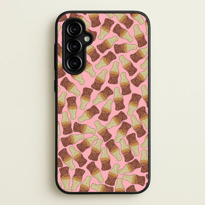 Cola Bottles - Sweets Patterns  - Sweets Patterns Phone Case for Galaxy A54