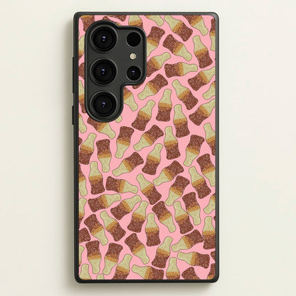 Cola Bottles - Sweets Patterns  - Sweets Patterns Phone Case for Galaxy S25 Ultra