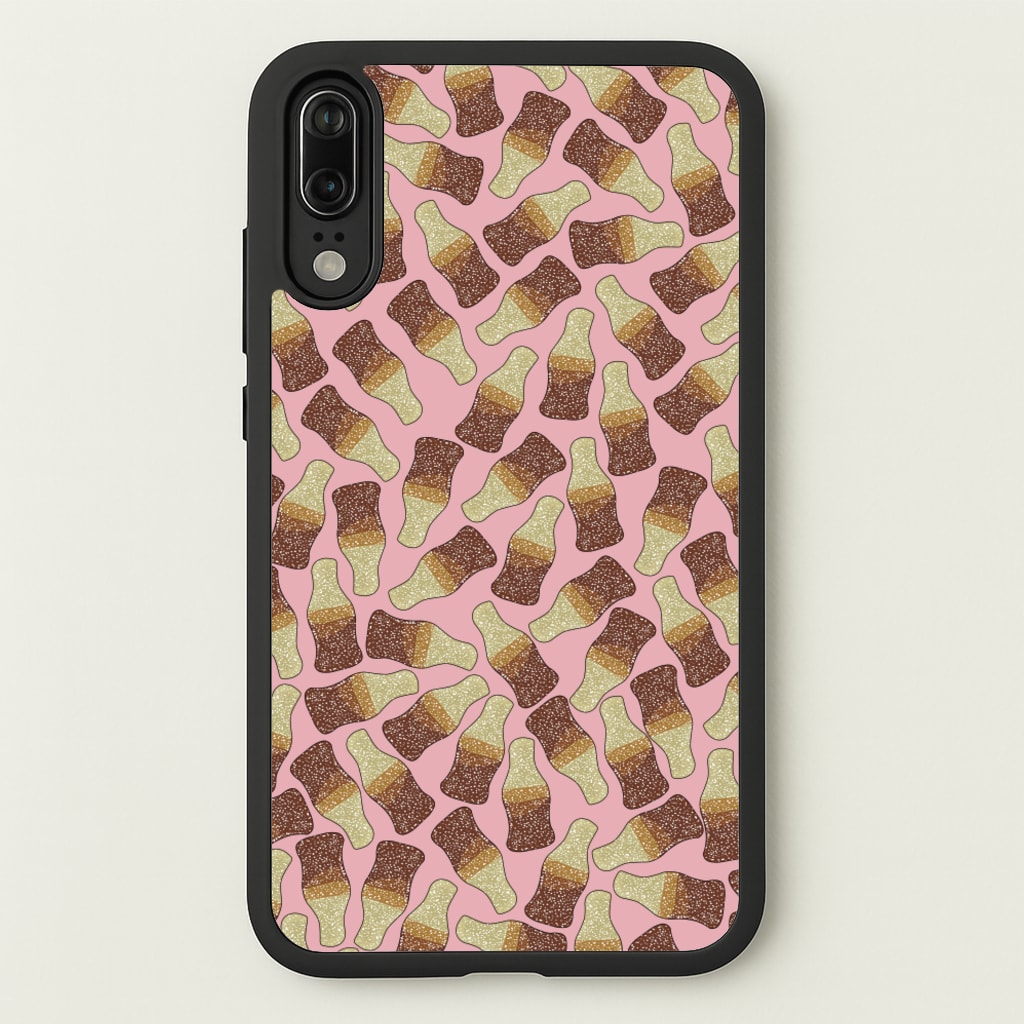 Cola Bottles - Sweets Patterns  - Sweets Patterns Phone Case for Huawei P20