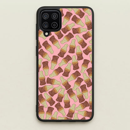 Cola Bottles - Sweets Patterns  - Sweets Patterns Phone Case for Galaxy A12