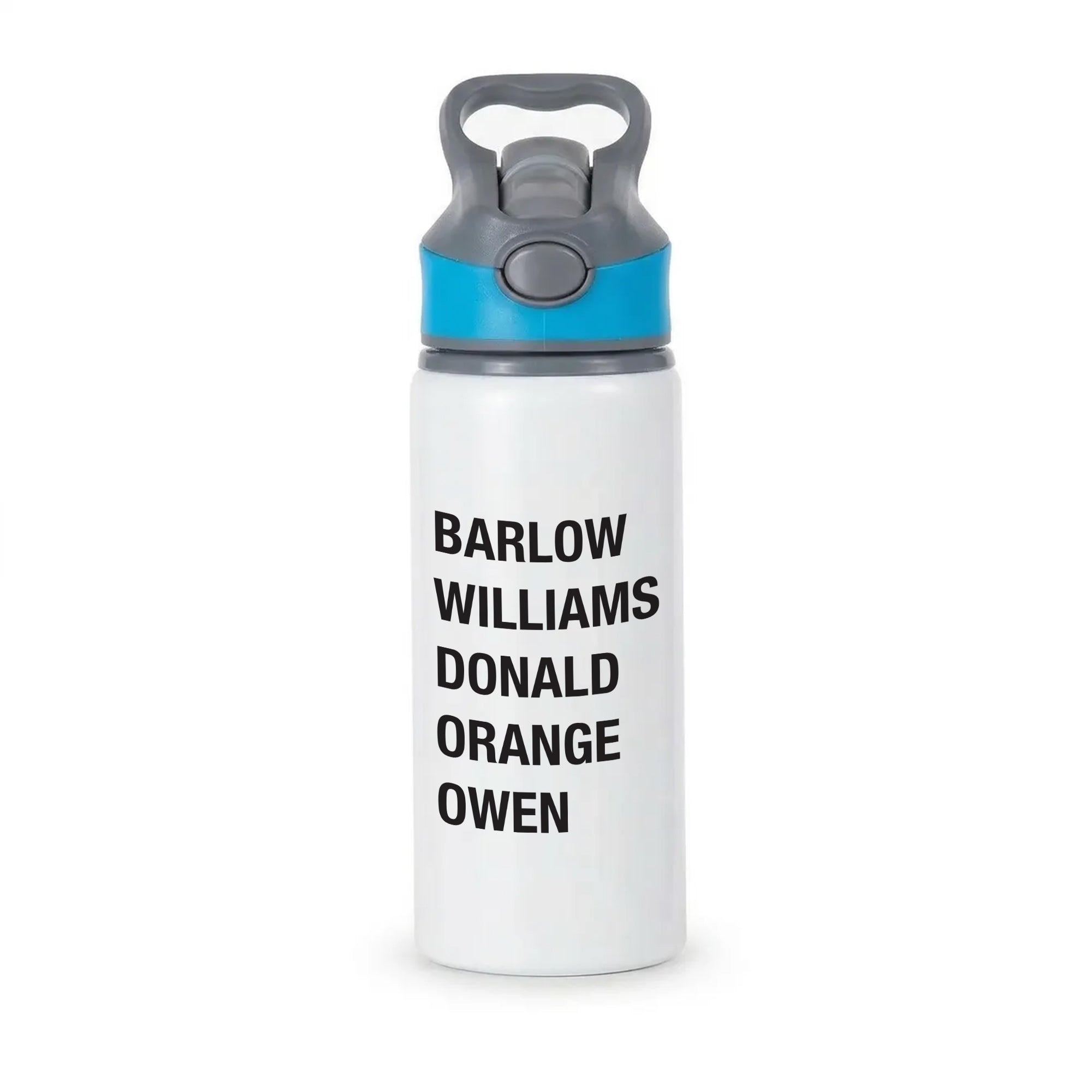 Take Band Members Names Active Water Bottle - Blue