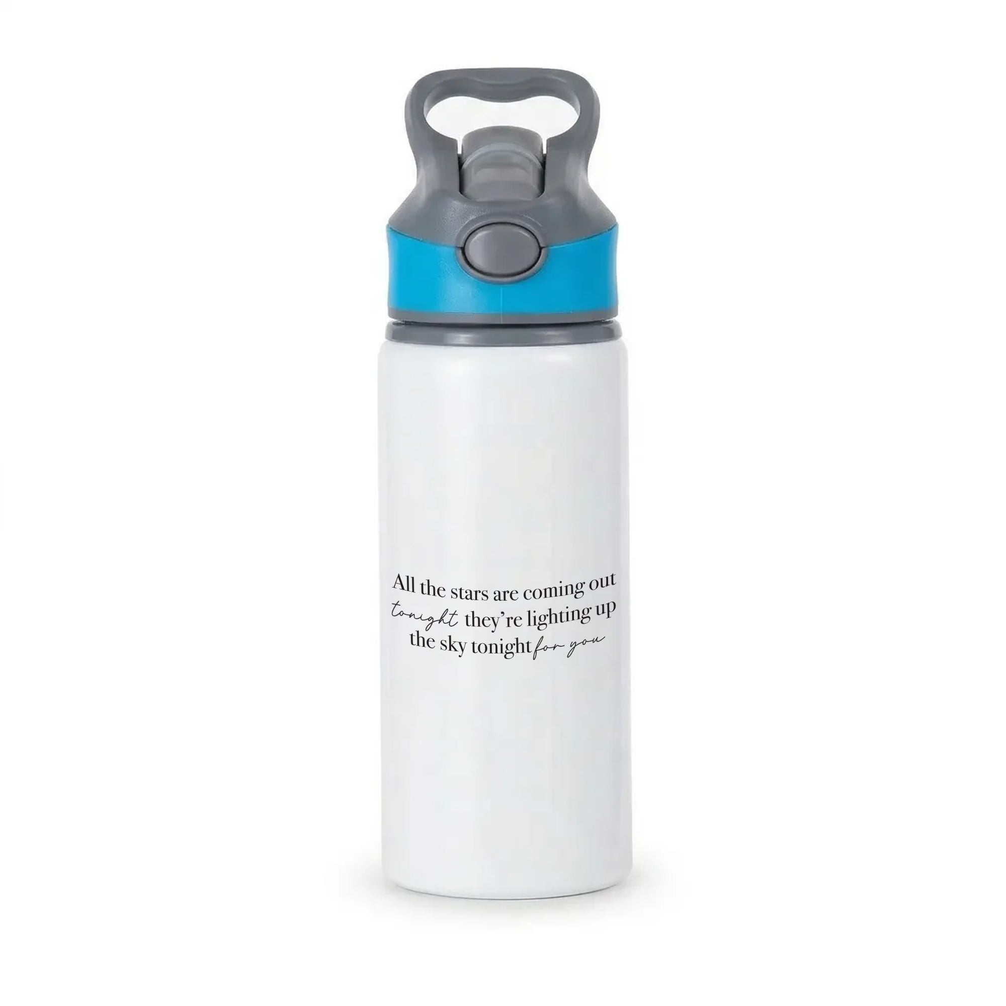 Lighting Up The Sky Tonight Active Water Bottle - Blue