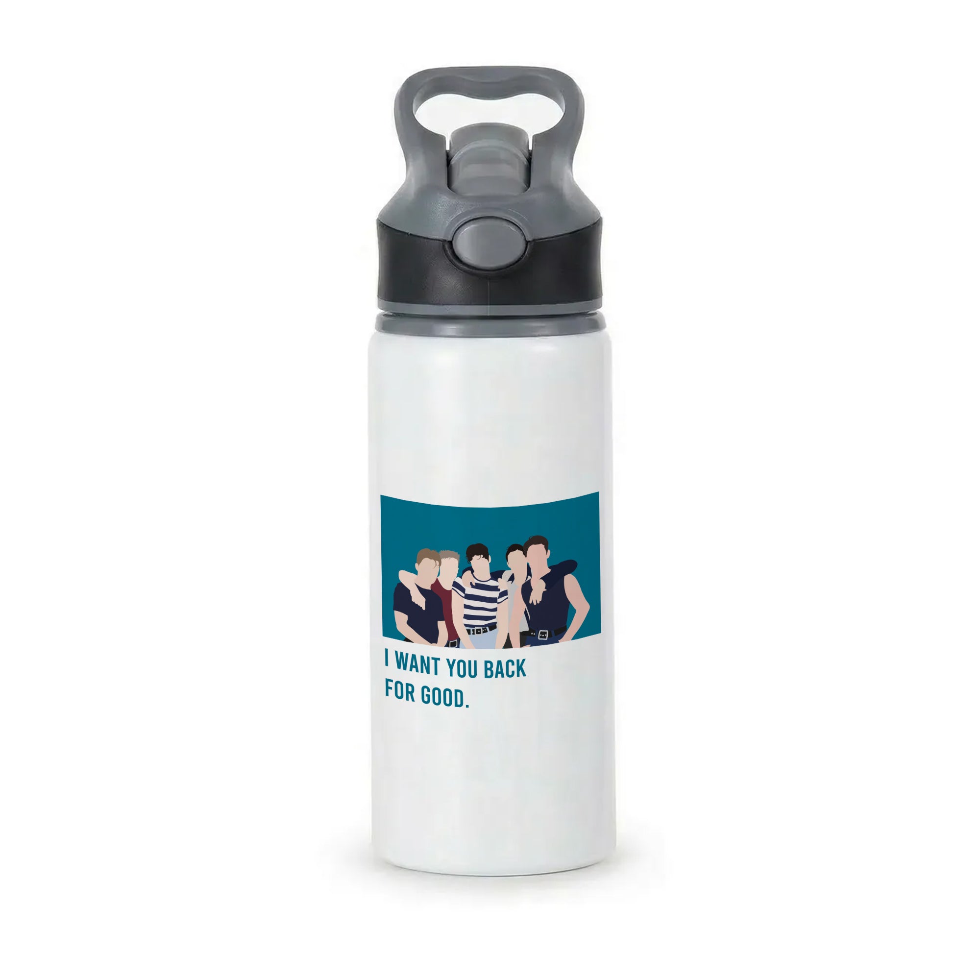 I Want You Back Active Water Bottle - Black