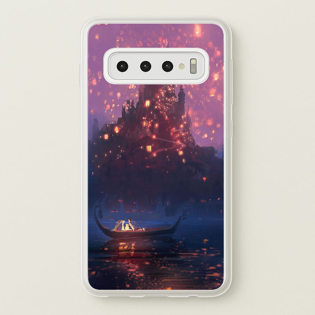 Tangled Chinese Lantern Fairytale  - Disney Phone Case for Galaxy S10 Plus