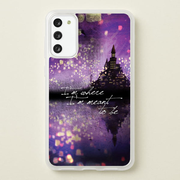 I'm Where I'm Meant To Be Tangled  - Disney Phone Case for Galaxy S20FE