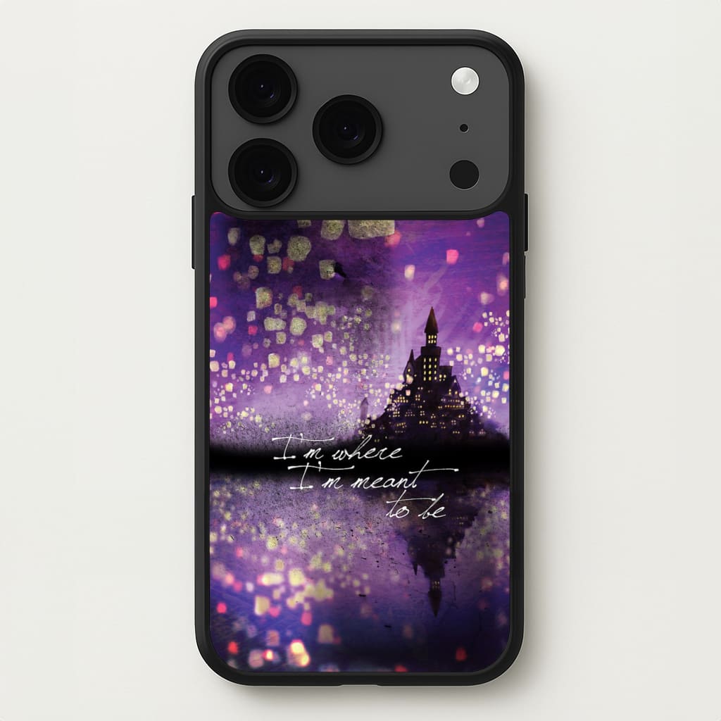 I'm Where I'm Meant To Be Tangled Phone Case for iPhone 17 Pro Max