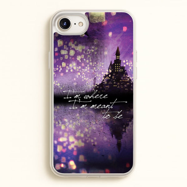 I'm Where I'm Meant To Be Tangled  - Disney Phone Case for iPhone 6 Plus / 7 Plus / 8 Plus