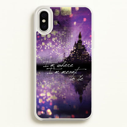 I'm Where I'm Meant To Be Tangled  - Disney Phone Case for iPhone XS Max