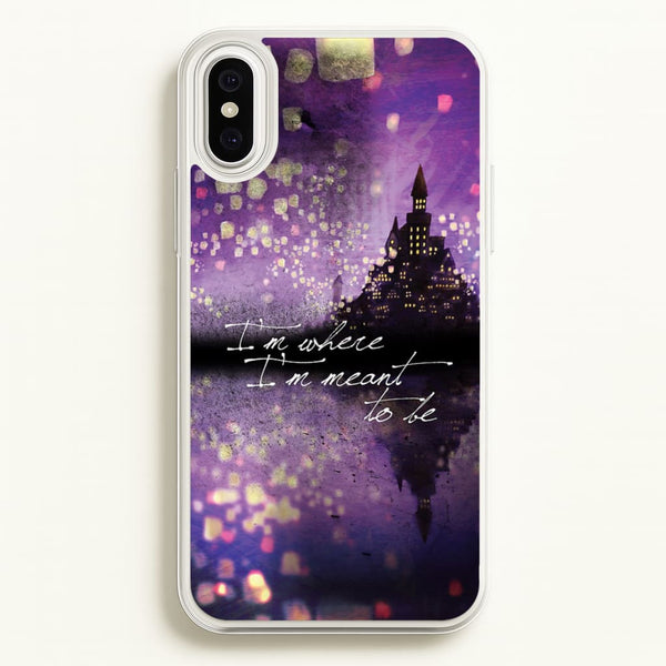 I'm Where I'm Meant To Be Tangled  - Disney Phone Case for iPhone XS Max