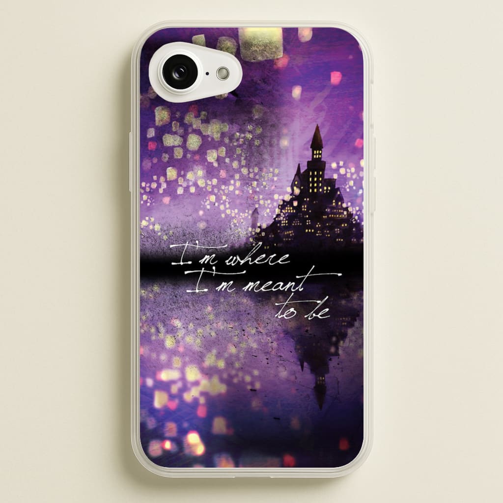 I'm Where I'm Meant To Be Tangled  - Disney Phone Case for iPhone 16e