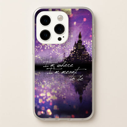 I'm Where I'm Meant To Be Tangled  - Disney Phone Case for iPhone 14 Pro