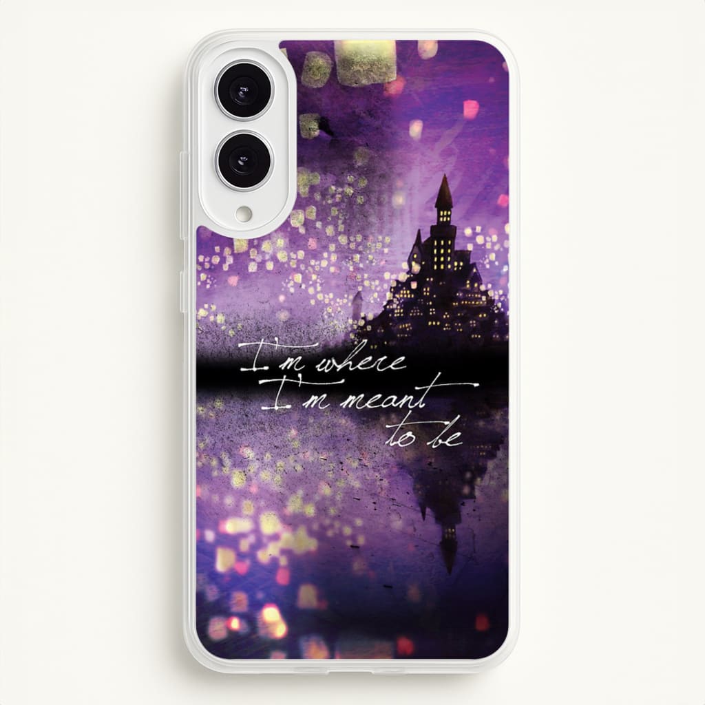 I'm Where I'm Meant To Be Tangled  - Disney Phone Case for Galaxy S25 Edge