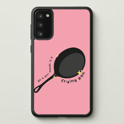 All A Girl Needs Is A Frying Pan  - Tangled Phone Case for Galaxy A41