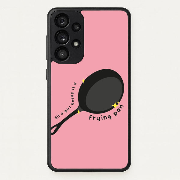All A Girl Needs Is A Frying Pan  - Tangled Phone Case for Galaxy A33
