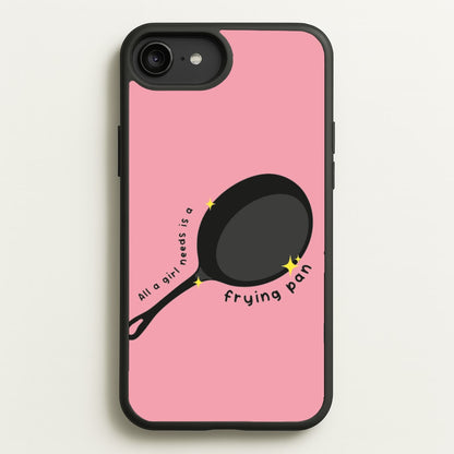 All A Girl Needs Is A Frying Pan  - Tangled Phone Case for iPhone 6 Plus / 7 Plus / 8 Plus