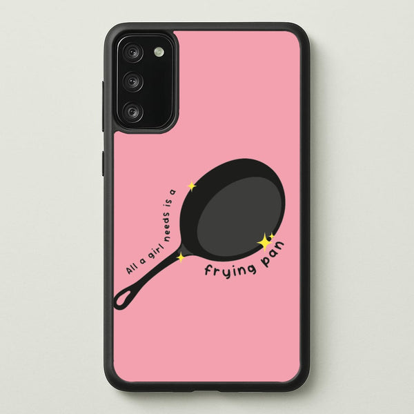 All A Girl Needs Is A Frying Pan  - Tangled Phone Case for Galaxy S20FE