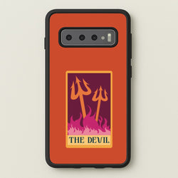The Devil - Tarot Cards  - Tarot Cards Phone Case for Galaxy S10 Plus