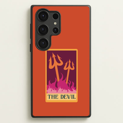 The Devil - Tarot Cards  - Tarot Cards Phone Case for Galaxy S25 Ultra