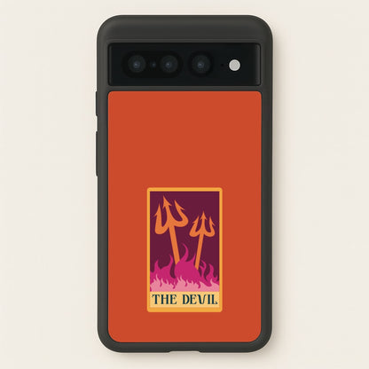 The Devil - Tarot Cards  - Tarot Cards Phone Case for Google Pixel 7 Pro
