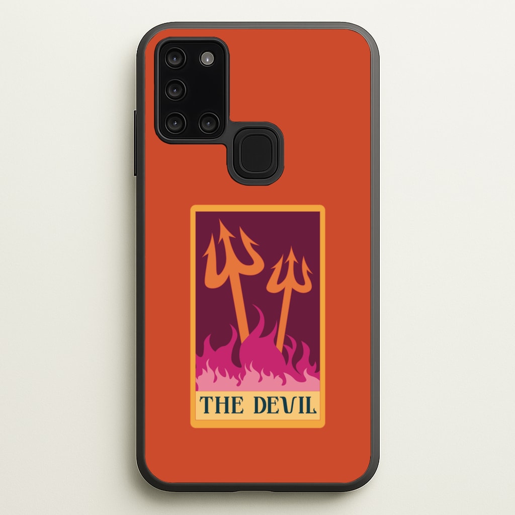 The Devil - Tarot Cards  - Tarot Cards Phone Case for Galaxy A21s