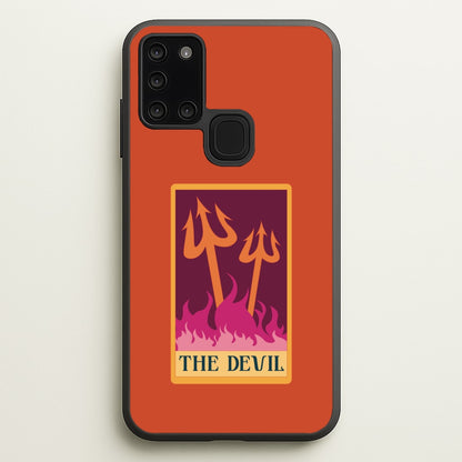 The Devil - Tarot Cards  - Tarot Cards Phone Case for Galaxy A21s