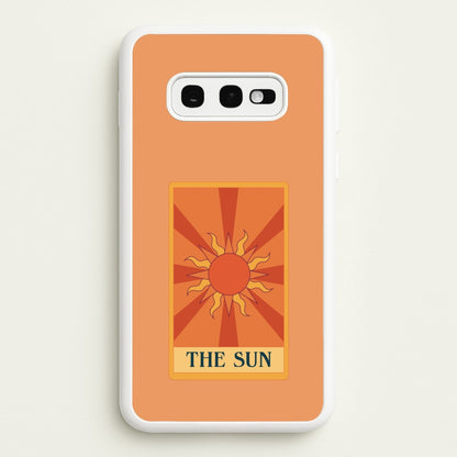 The Sun - Tarot Cards  - Tarot Cards Phone Case for Galaxy S10e