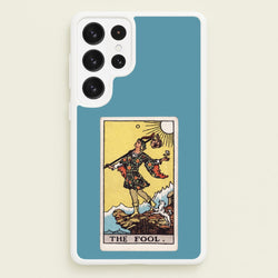 The Fool Tarot Card  - Tarot Cards Phone Case for Galaxy S22 Ultra