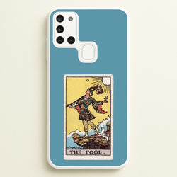 The Fool Tarot Card  - Tarot Cards Phone Case for Galaxy A21s