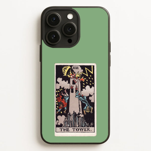 Tarot Card XVI  - Tarot Cards Phone Case for iPhone 16 Pro Max