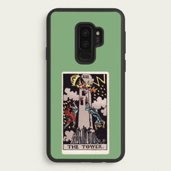 Tarot Card XVI  - Tarot Cards Phone Case for Galaxy S9 Plus