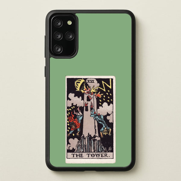 Tarot Card XVI  - Tarot Cards Phone Case for Galaxy S20 Plus