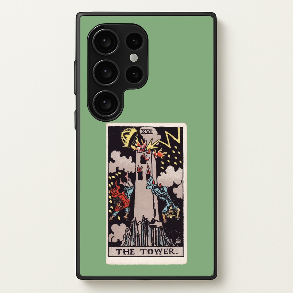 Tarot Card XVI  - Tarot Cards Phone Case for Galaxy S24 Ultra