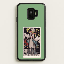 Tarot Card XVI  - Tarot Cards Phone Case for Galaxy S9