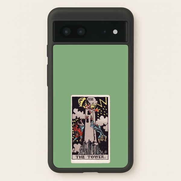 Tarot Card XVI  - Tarot Cards Phone Case for Google Pixel 7