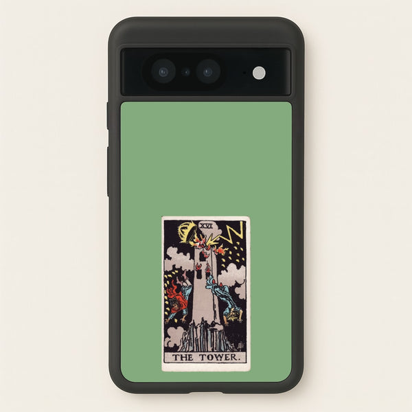 Tarot Card XVI  - Tarot Cards Phone Case for Google Pixel 8