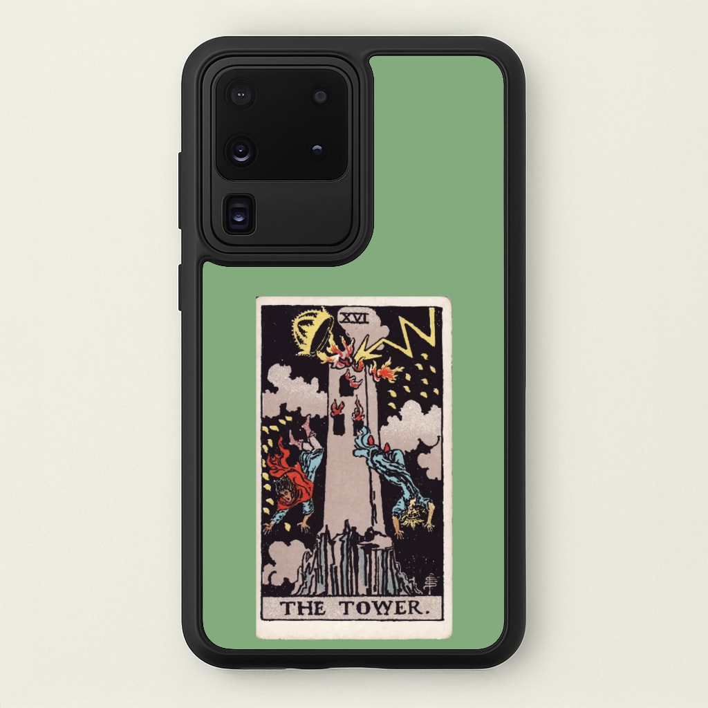 Tarot Card XVI  - Tarot Cards Phone Case for Galaxy S20 Ultra