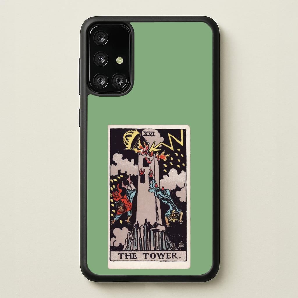 Tarot Card XVI  - Tarot Cards Phone Case for Galaxy A71
