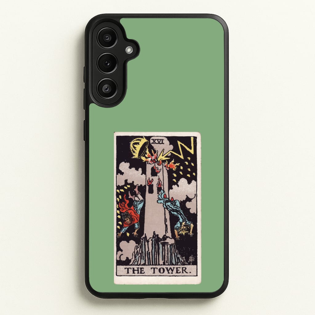 Tarot Card XVI  - Tarot Cards Phone Case for Galaxy A34