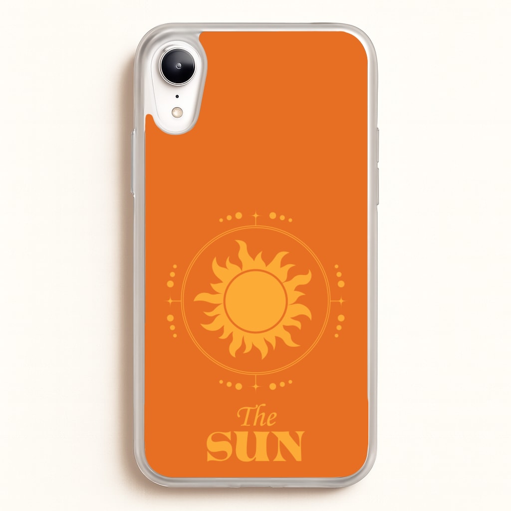The Sun Orange  - Tarot Cards Phone Case for iPhone XR