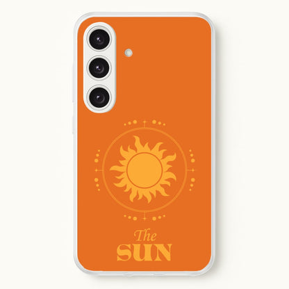 The Sun Orange  - Tarot Cards Phone Case for Galaxy S25