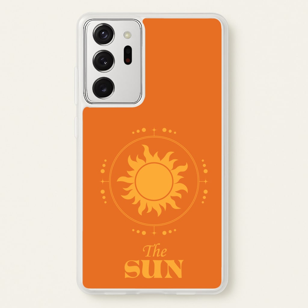 The Sun Orange  - Tarot Cards Phone Case for Galaxy Note 20 Ultra