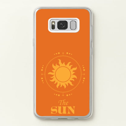The Sun Orange  - Tarot Cards Phone Case for Galaxy S8