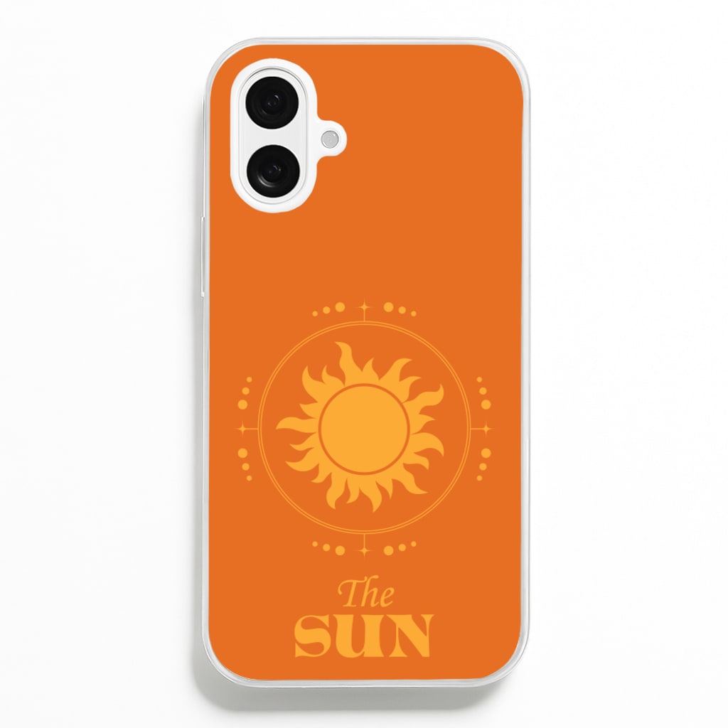 The Sun Orange  - Tarot Cards Phone Case for iPhone 16 Plus