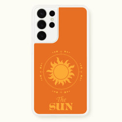The Sun Orange  - Tarot Cards Phone Case for Galaxy S21 Ultra