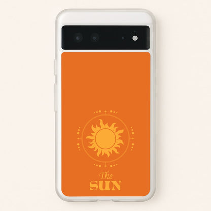 The Sun Orange  - Tarot Cards Phone Case for Google Pixel 6