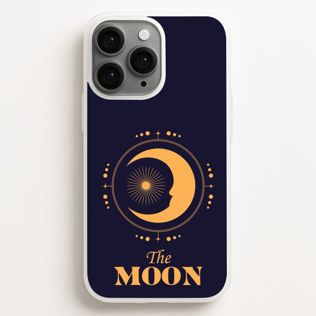 The Moon Dark Blue Phone Case