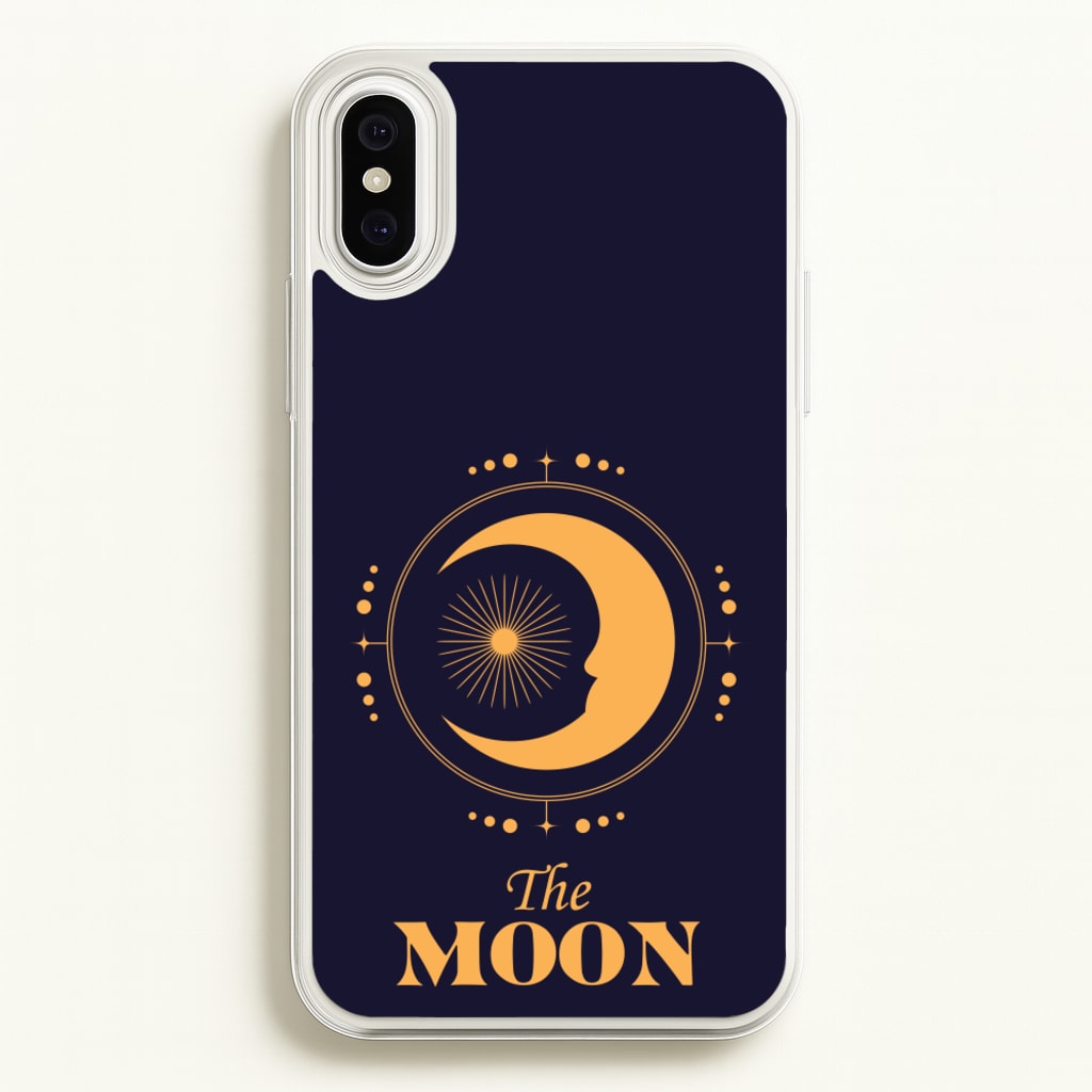 The Moon Dark Blue  - Tarot Cards Phone Case for iPhone XS Max