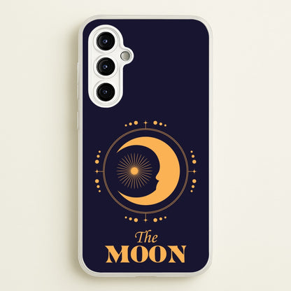 The Moon Dark Blue  - Tarot Cards Phone Case for Galaxy A54