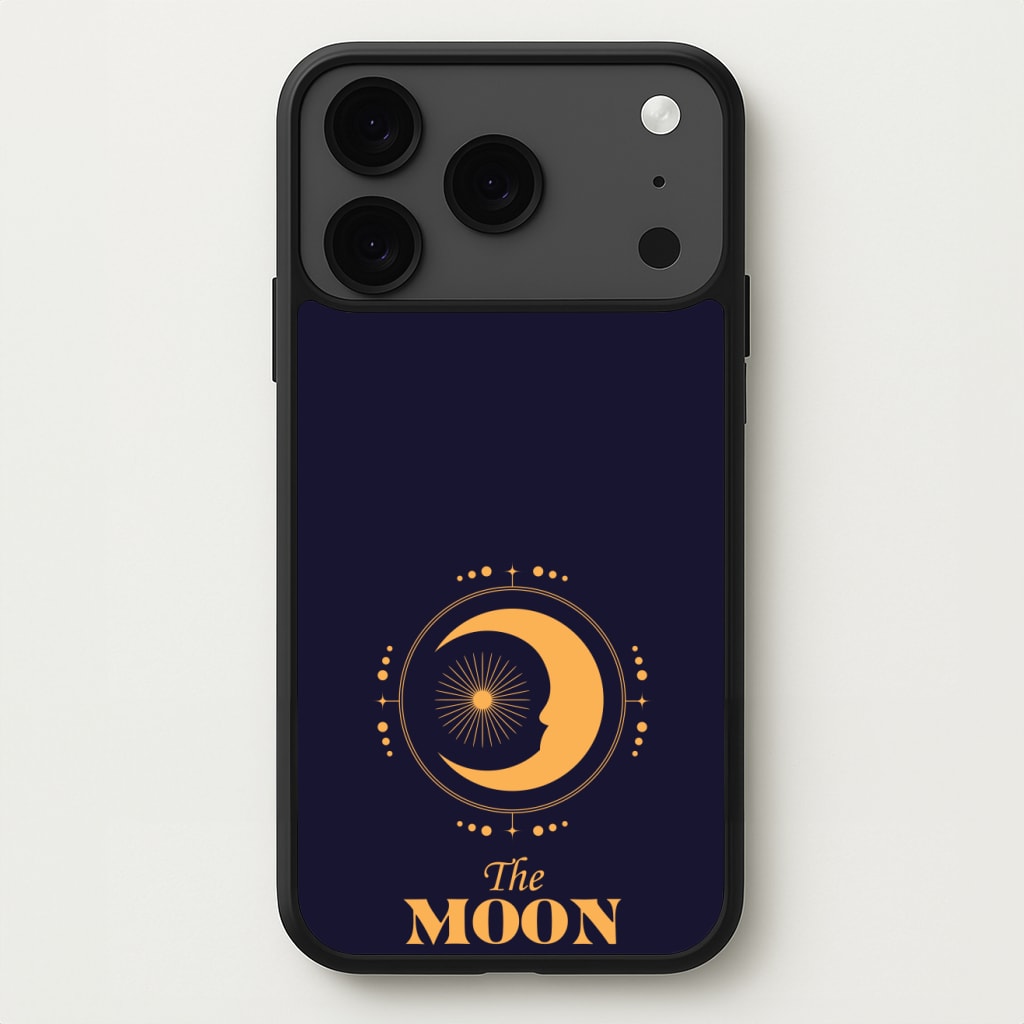 The Moon Dark Blue Phone Case for iPhone 17 Pro Max