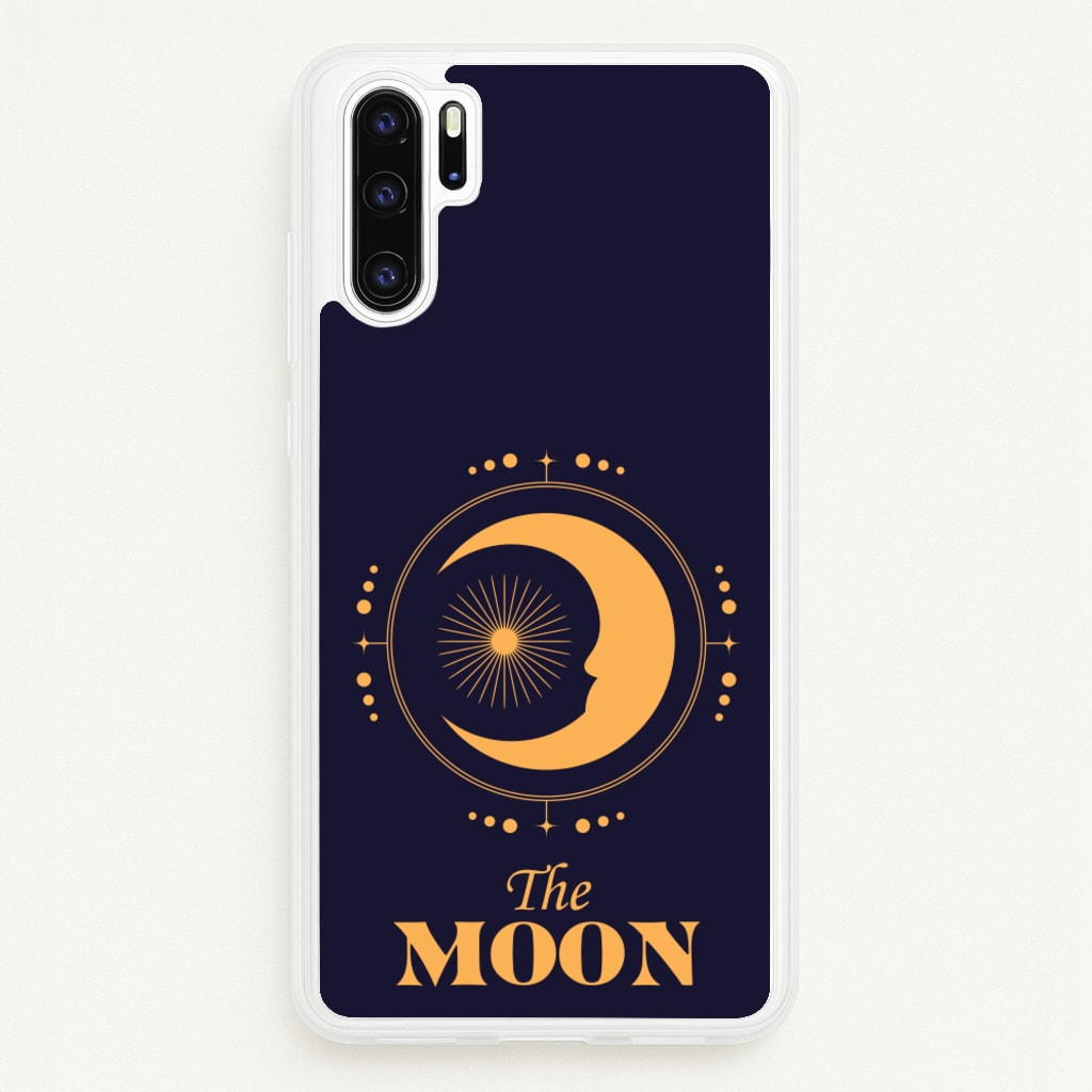 The Moon Dark Blue  - Tarot Cards Phone Case for Huawei P30 Pro